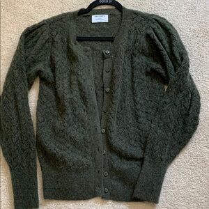 Old Navy Green Cardigan Sweater